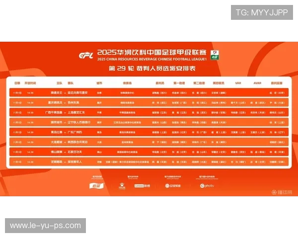 本周裁判指派名单重磅揭晓:新一轮执法组合曝光 本周裁判指派名单重磅揭晓:新一轮执法组合曝光